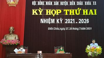 Khai mạc kỳ họp thứ 2 - HĐND huyện Diễn Châu khóa XX