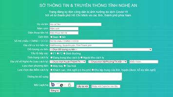 Nghệ An ra mắt trang thông tin đăng ký đón công dân từ TP Hồ Chí Minh và các tỉnh, thành phía Nam