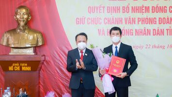 Công bố quyết định bổ nhiệm Chánh Văn phòng Đoàn ĐBQH và HĐND tỉnh