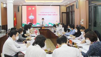 Đảng ủy Khối Các cơ quan tỉnh tổ chức sinh hoạt chi bộ mẫu theo Quy định 08 của Tỉnh ủy