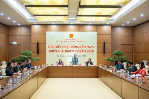 Đoàn ĐBQH tỉnh Nghệ An tổng kết hoạt động năm 2025, triển khai nhiệm vụ năm 2026