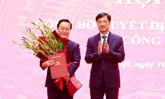 Đồng chí Nguyễn Đức Trung được điều động giữ chức Phó Bí thư Thành ủy Hà Nội