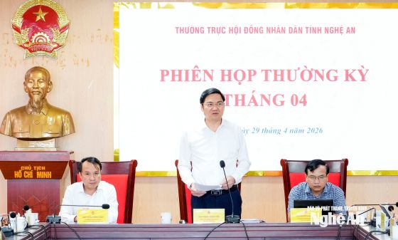 Thường trực HĐND tỉnh Nghệ An chọn chất vấn 2 nội dung tại kỳ họp thường lệ giữa năm 2026