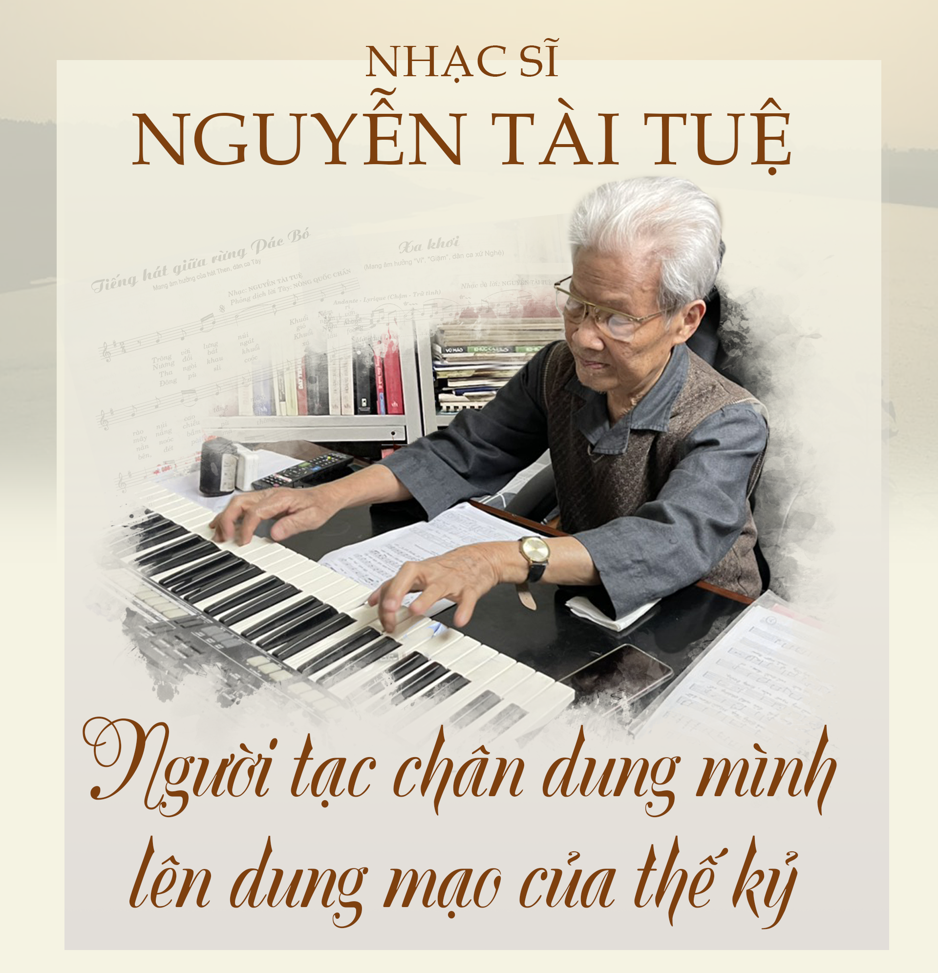 Nhạc sĩ Nguyễn Tài Tuệ - người tạc chân dung mình lên dung mạo của ...