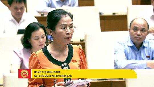 Đại biểu Võ Thị Minh Sinh - Đoàn ĐBQH tỉnh Nghệ An: ứng dụng công nghệ thông tin để đo lường sự hài lòng của cử tri